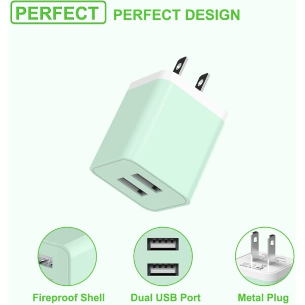 5Pack iPhone Charger [Apple MFi Certified]